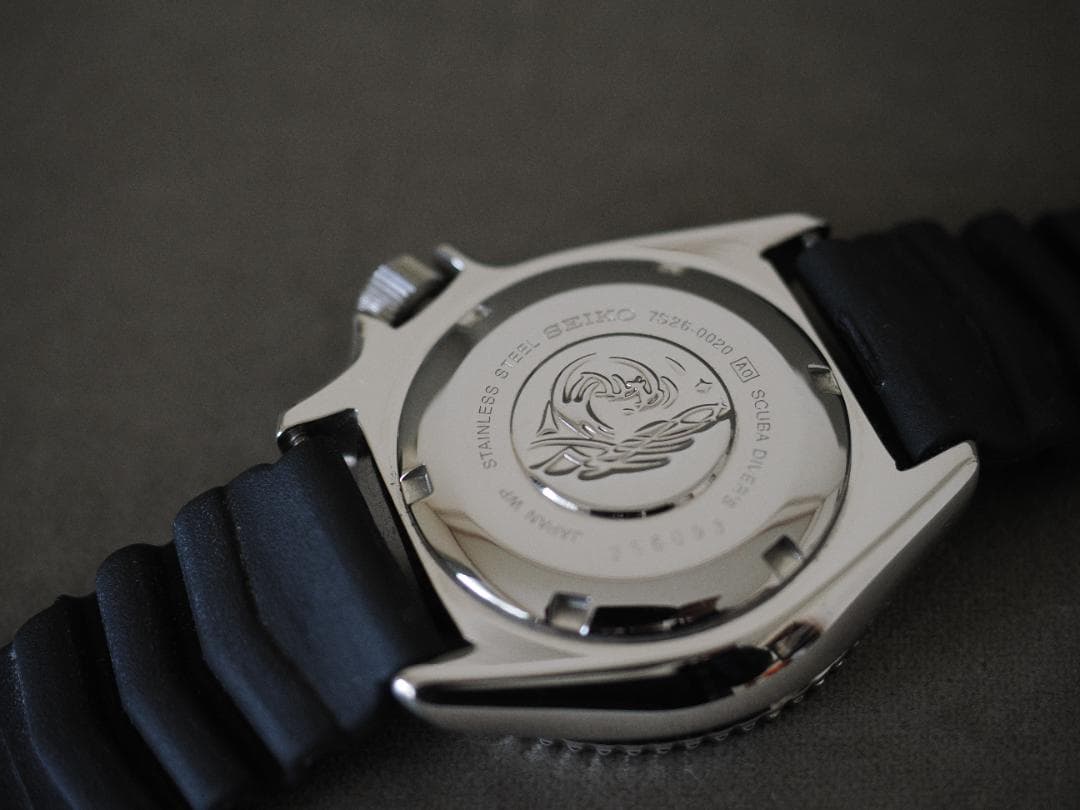 SEIKO ダイバーズウォッチ ラバーベルト　ネイビーボーイ