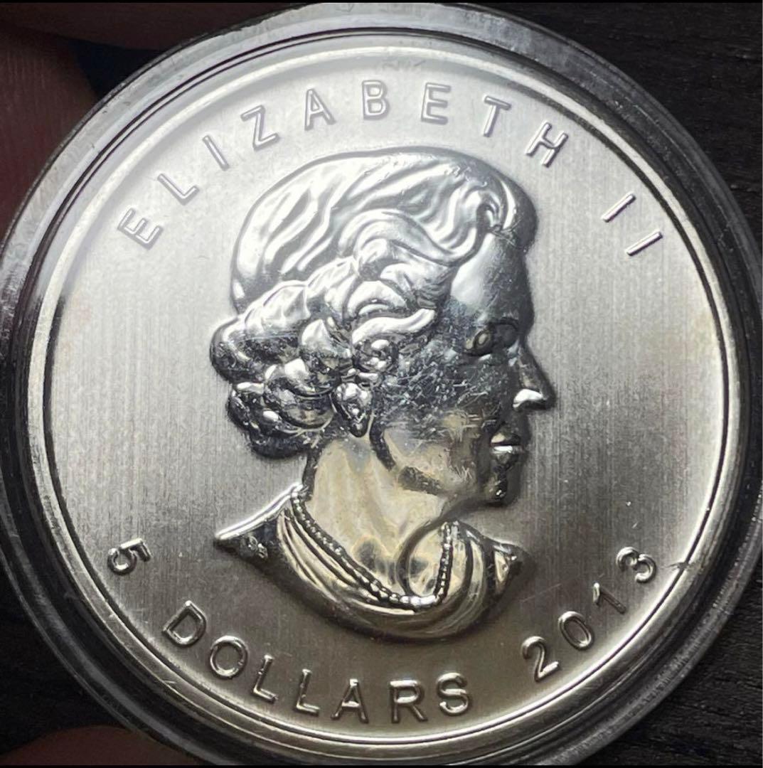 カナダ 純銀 1オンス コイン エリザベス2世