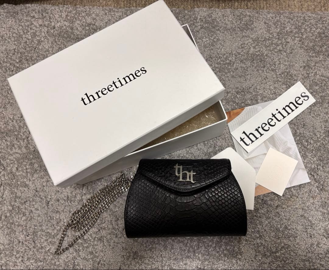 threetimes ショルダーminiバッグ