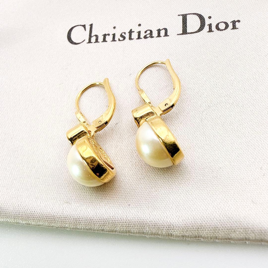 3006-2 極美品✨Dior ピアス CD ロゴ 希少 刻印 - メルカリ