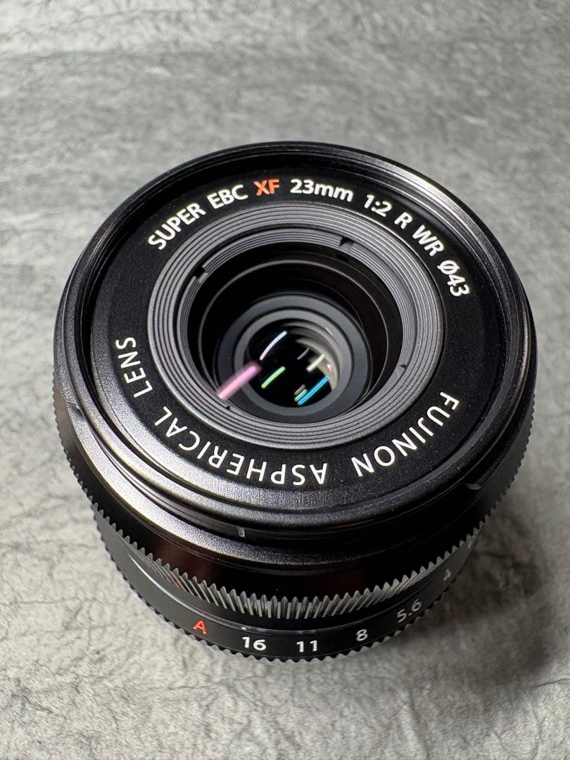 富士フイルム XF 23mm F2 日本製 +純正金属フード　使用感なし 富士フイルム XF 23mm F2 日本製 +純正金属フード 使用感なし 富士