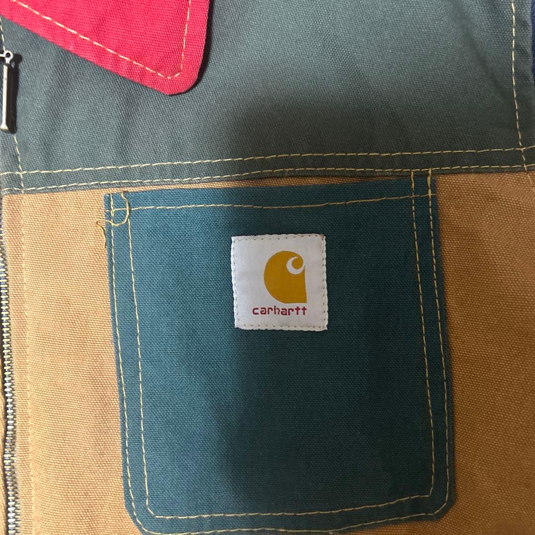 Carhartt マルチカラー ジップアップジャケット