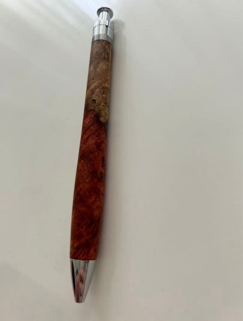 お*め様 工房楔 ルーチェペン 花梨紅白