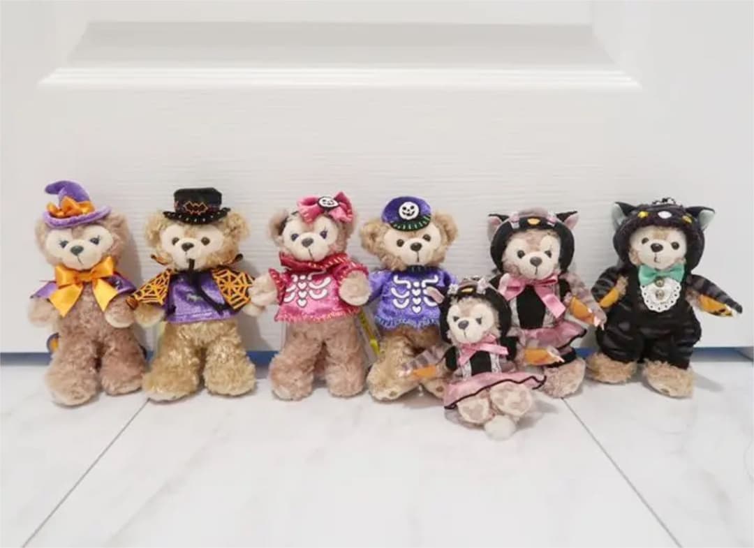 ダッフィー シェリーメイ ぬいぐるみバッジ 6点セット ハロウィン ダッフィー シェリーメイ ぬいぐるみバッジセット ダッフィーフレンズ