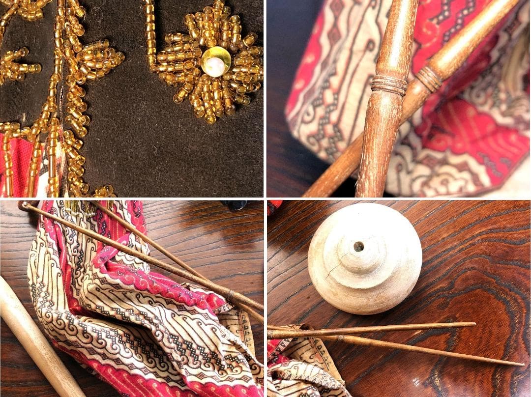 ドゥルユドノ（Duryudana）】 アンティーク木偶人形 ワヤン・ゴレ