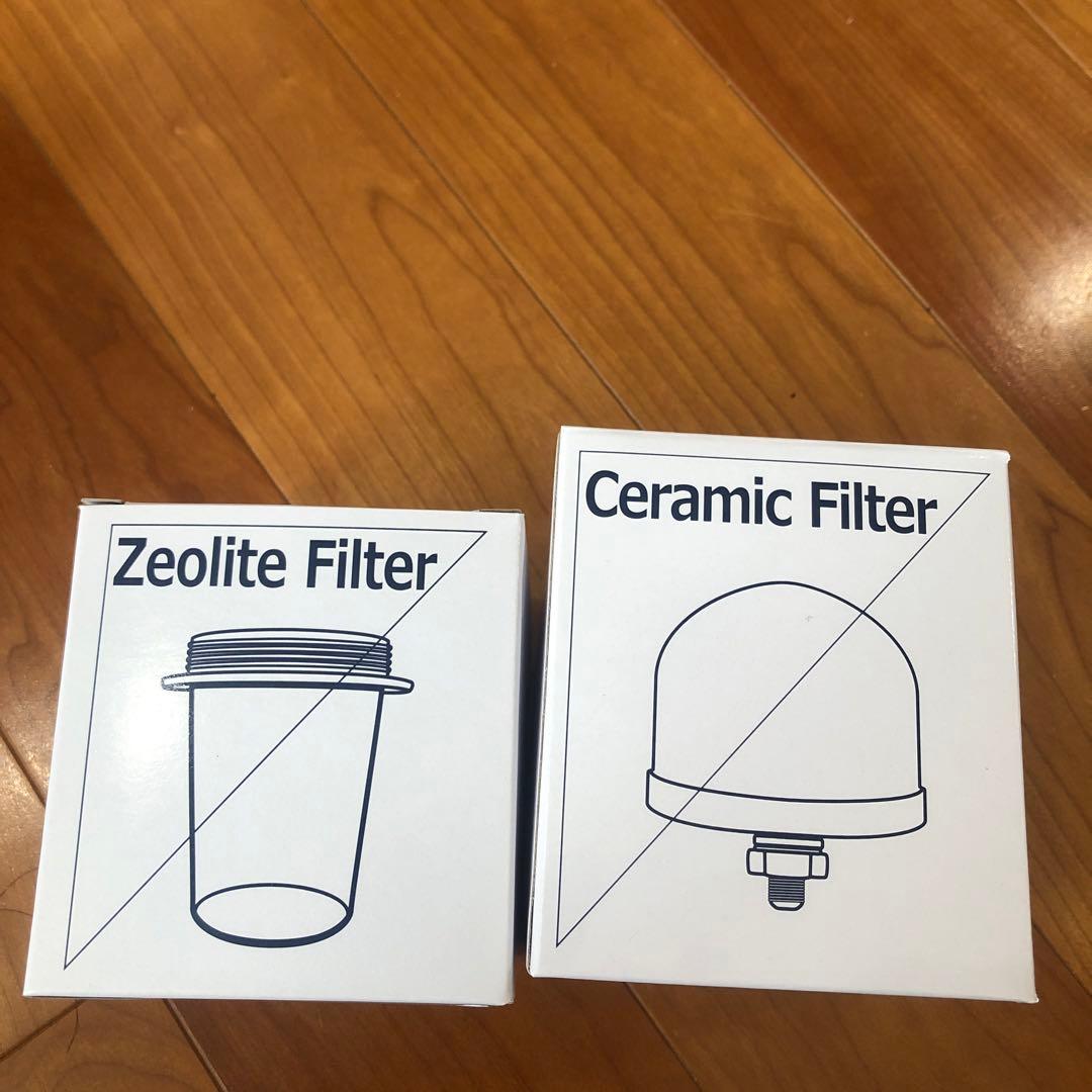 エコウォーター ゼオライトフィルター＆セラミックフィルターセット