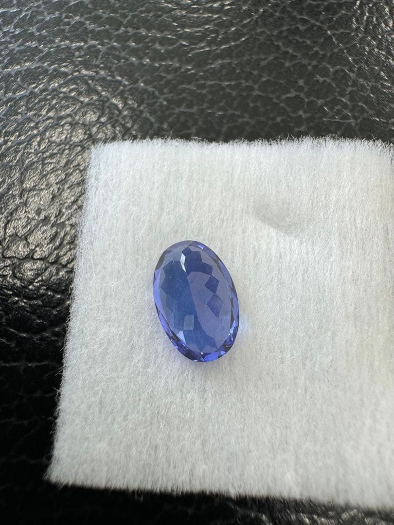 天然　タンザナイト　ルース　オーバルカット　2.108ct 鑑別書付き*未使用