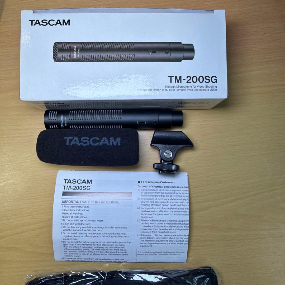 TASCAM TM-200SG ショットガンマイク