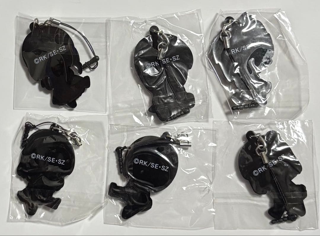 咲-Saki- 全国編 ぺたん娘トレーディングラバーストラップ　セット6種類