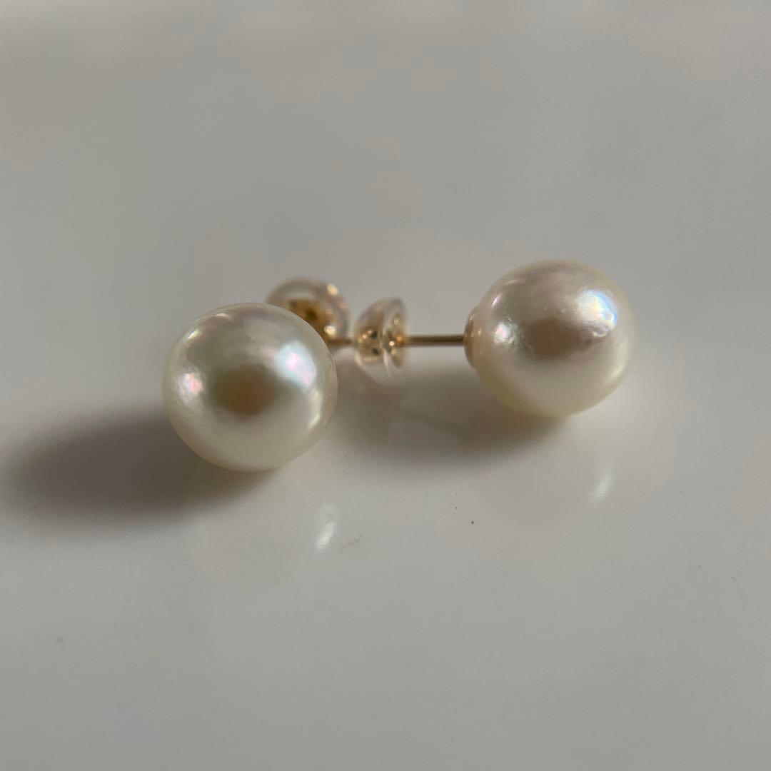 a.様専用 宇和島産 あこや本真珠 パール ピアス K18製（真珠 ピアス