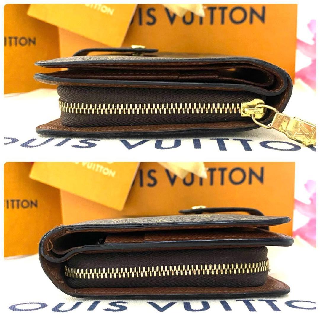 ルイ ヴィトン◎ポルトパピエジップ モノグラム ラウンドファスナー 二つ折り財布