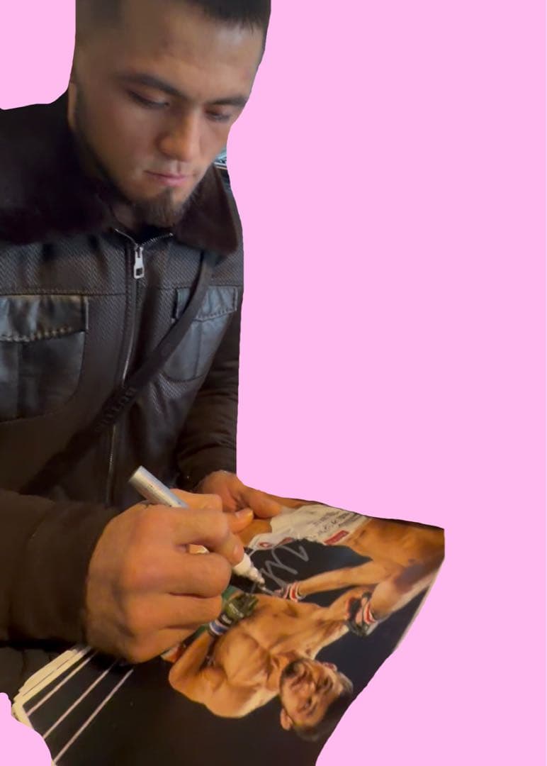 ラジャブアリ・シェイドゥラエフ 直筆サイン A4 RIZINフェザー級王者