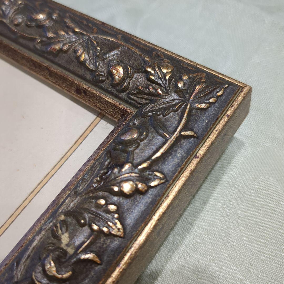 馬の額装画（30cm☓25cm）宝石付き