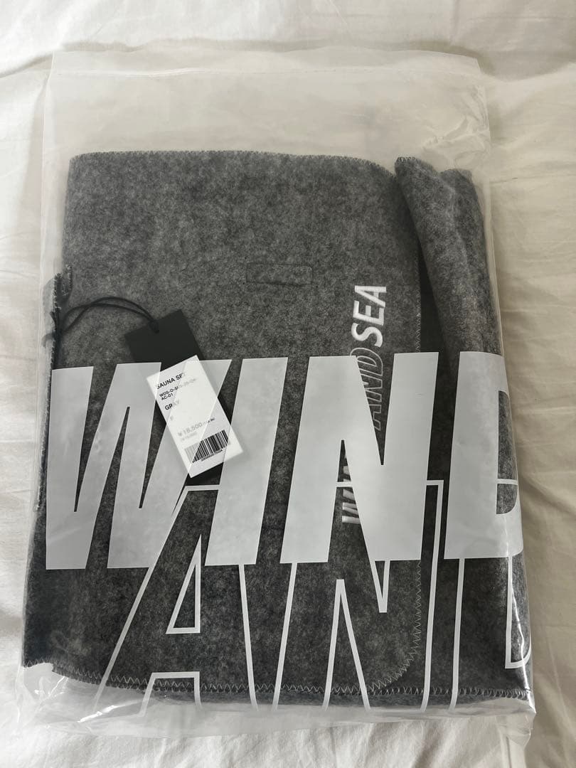 wind and sea サウナセット グレー WINDANDSEAロゴ入りグレーサウナ