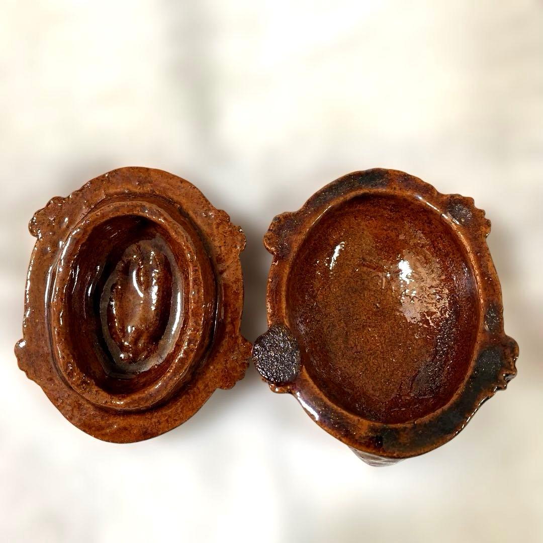 J-46 香合　在銘　茶道具　仏具　陶器　インテリア　雑貨　美術品　工芸品