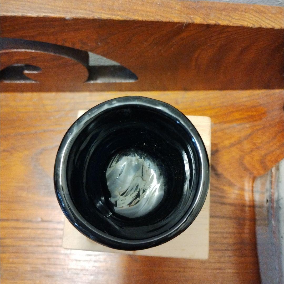 江副行昭 手造り ガラスぐい呑み 共箱