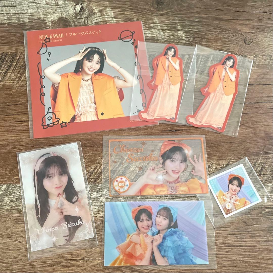 鎮西寿々歌 ラッフル A賞 生誕 直筆サイン入りチェキ FRUITS ZIPPER