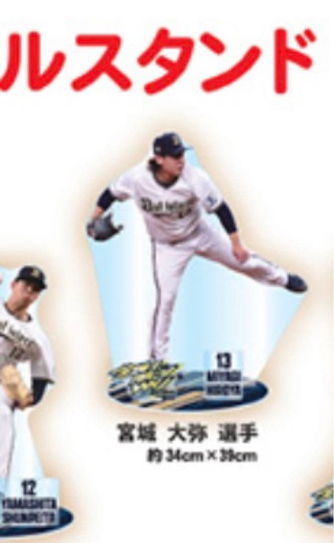 宮城大弥　GIGAアクリルスタンド　オリックスバファローズ
