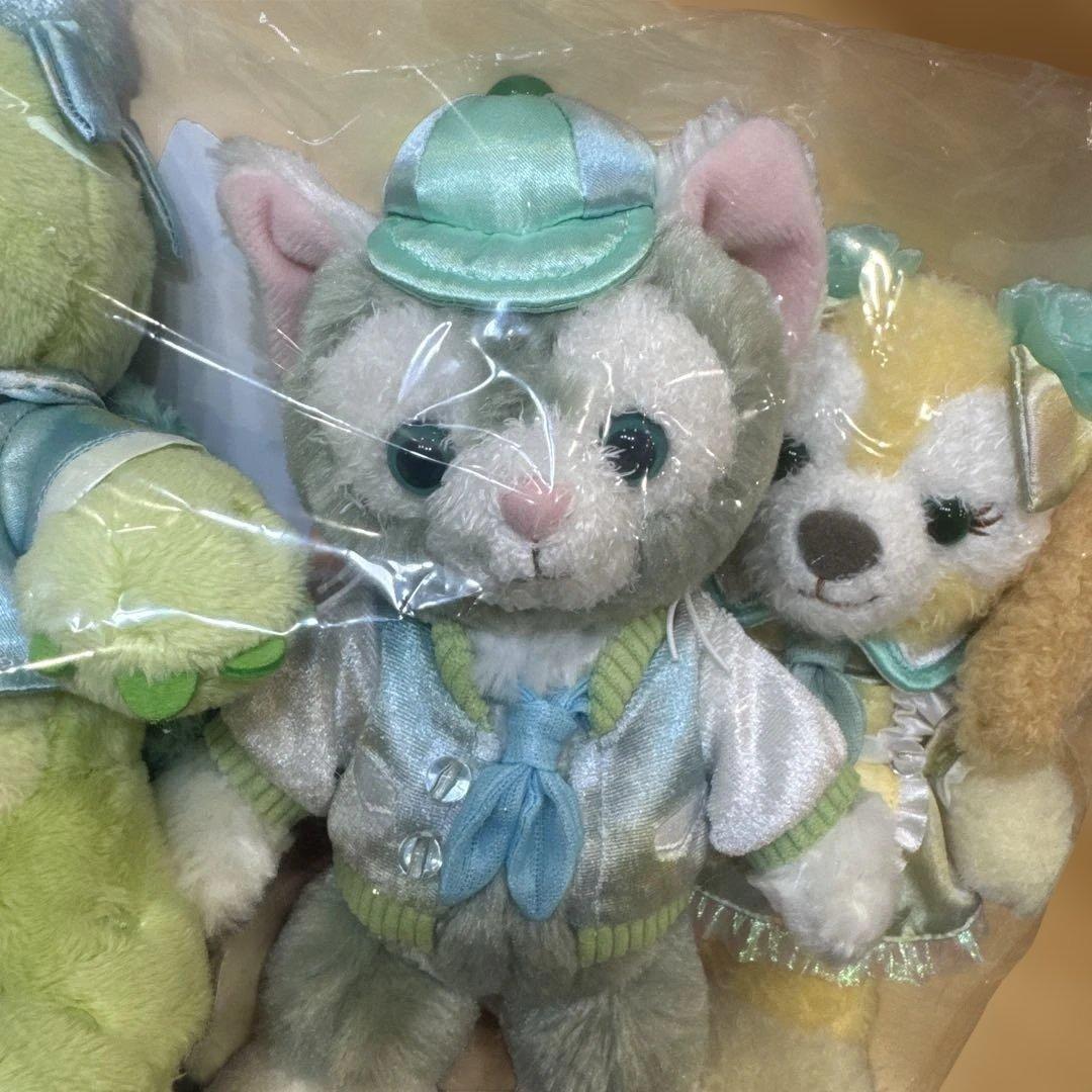 新品未使用 ダッフィー カラフルハピネス ポージープラッシー 7体 おまけ付き