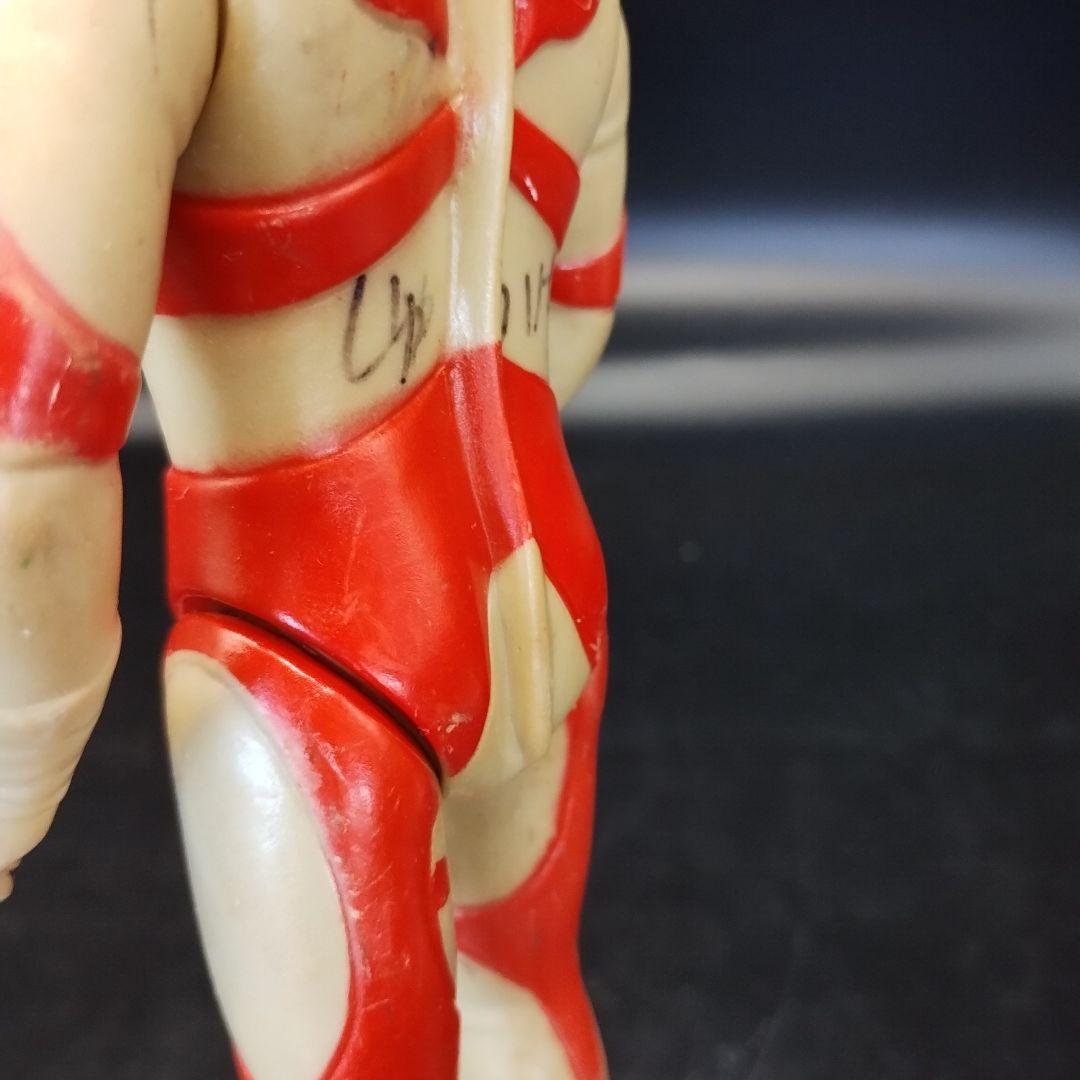 当時物　ブルマァク　ウルトラマンエースA マスク取れ　ソフビ 昭和レトロ