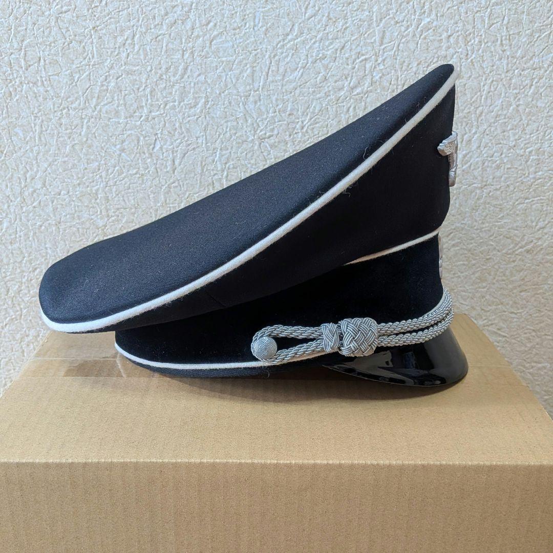 希少】警察官帽子 ミニチュア セット 2点 組み立て式ケース付 昭和レトロ