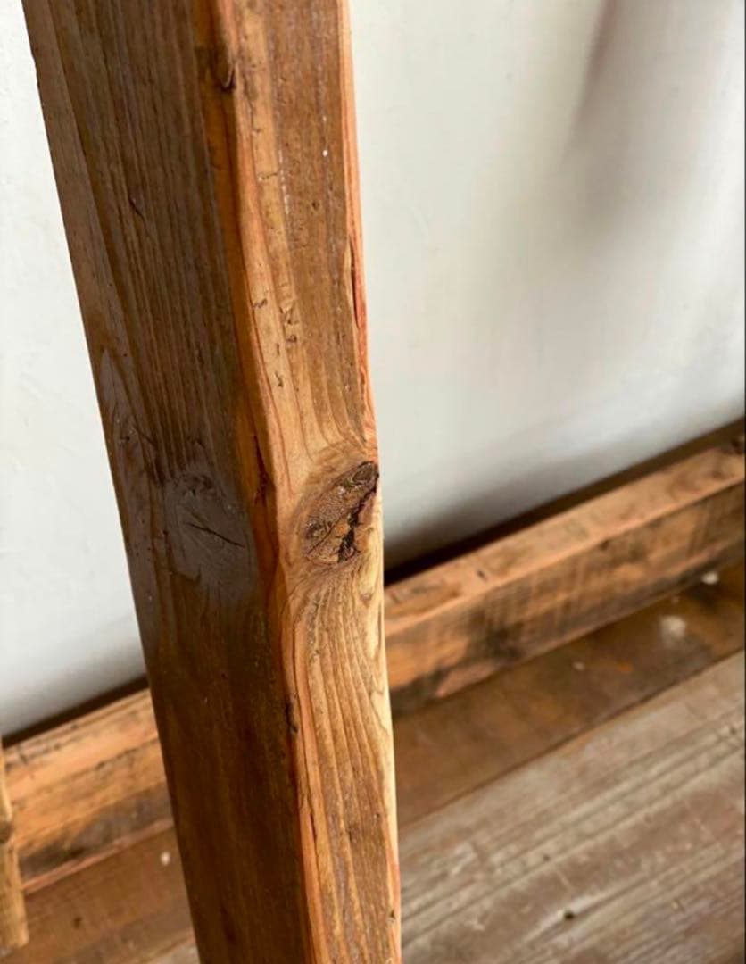 貴重 特別価格 数量限定 古材 ハンガーラック 無垢材 シンプル