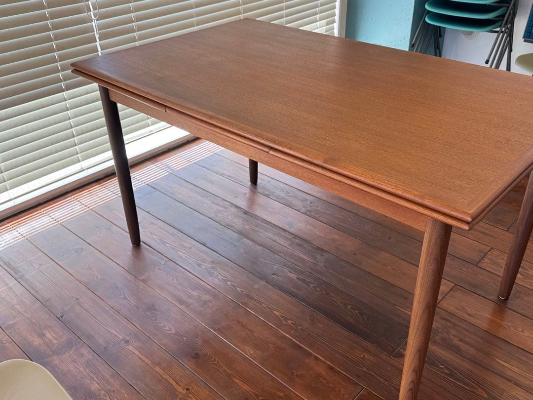 北欧 チークダイニングテーブル