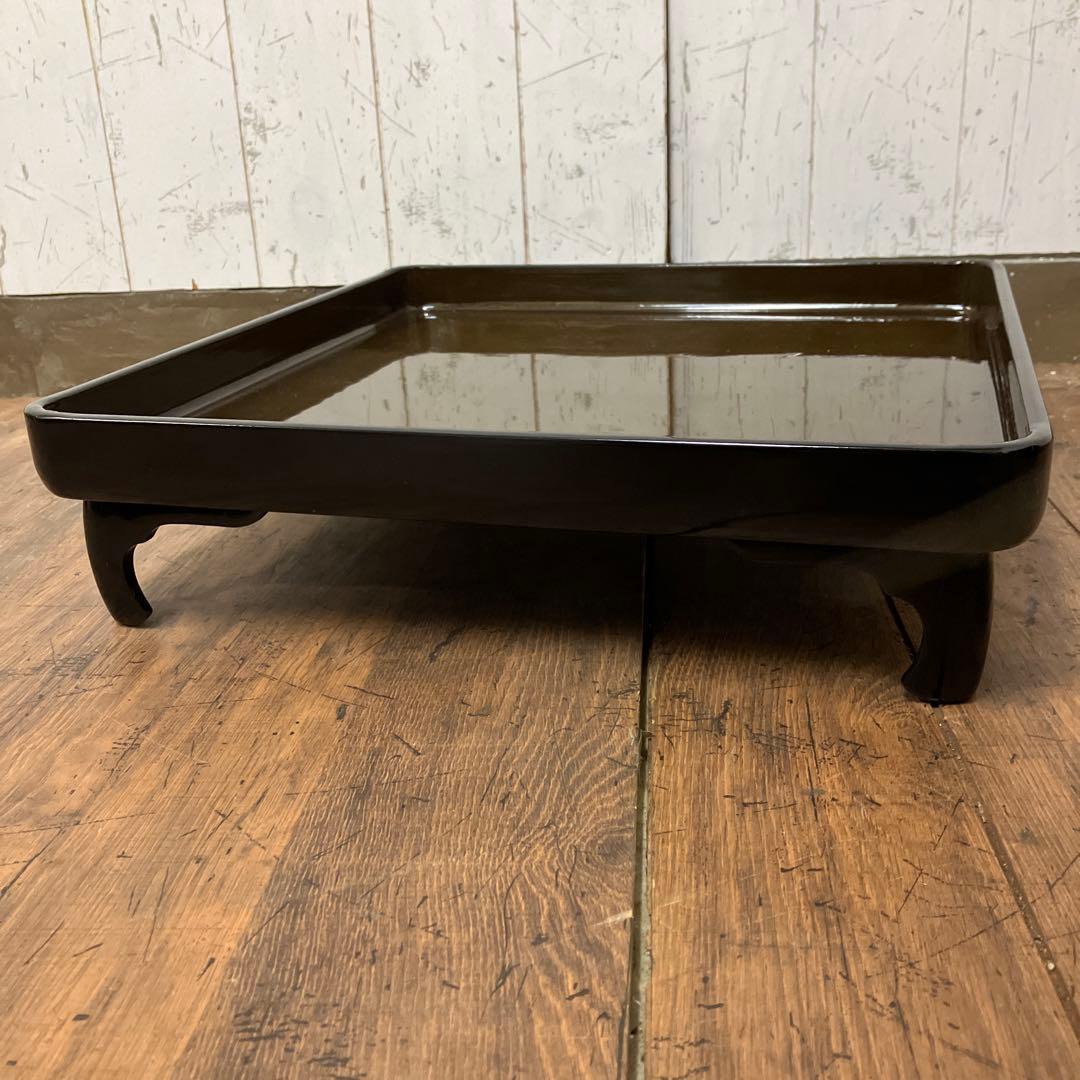 D 4 昭和レトロ 会議膳 膳 御膳5客セット セット売り 四角形 正方形