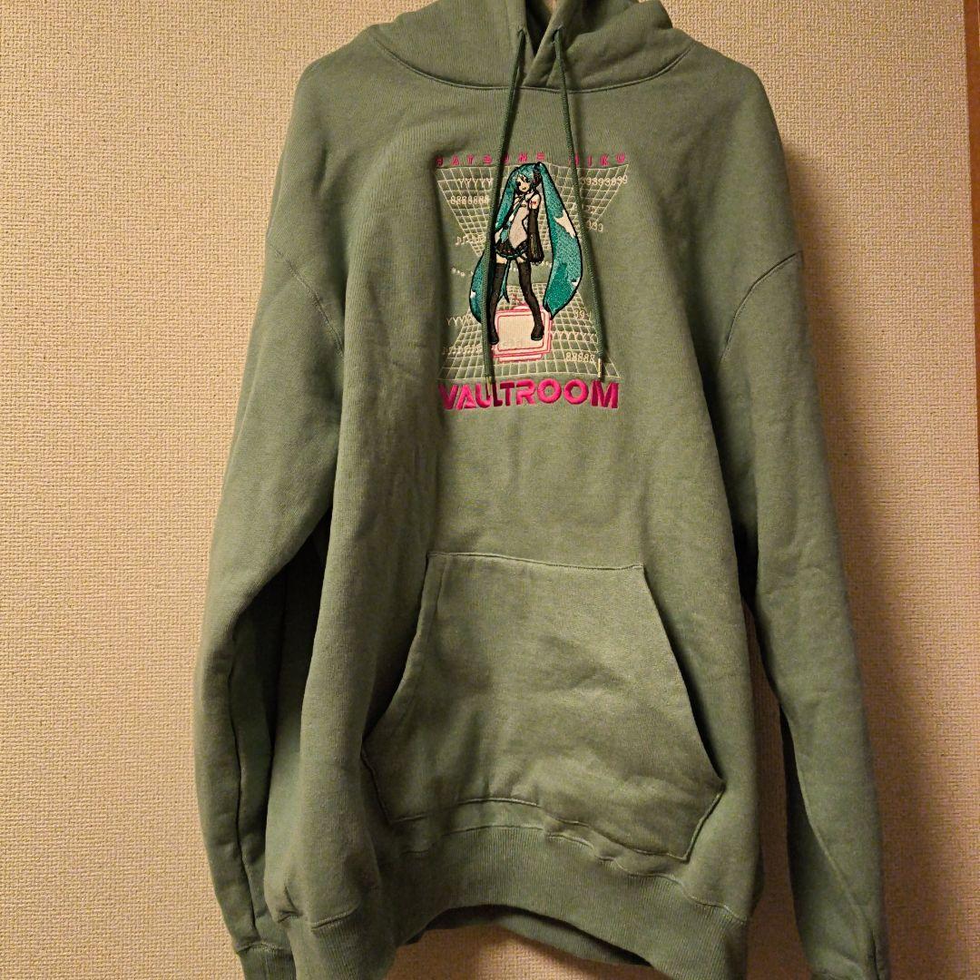 T*様 vaultroom 初音ミク パーカー Mサイズ ボルトルーム グリーン