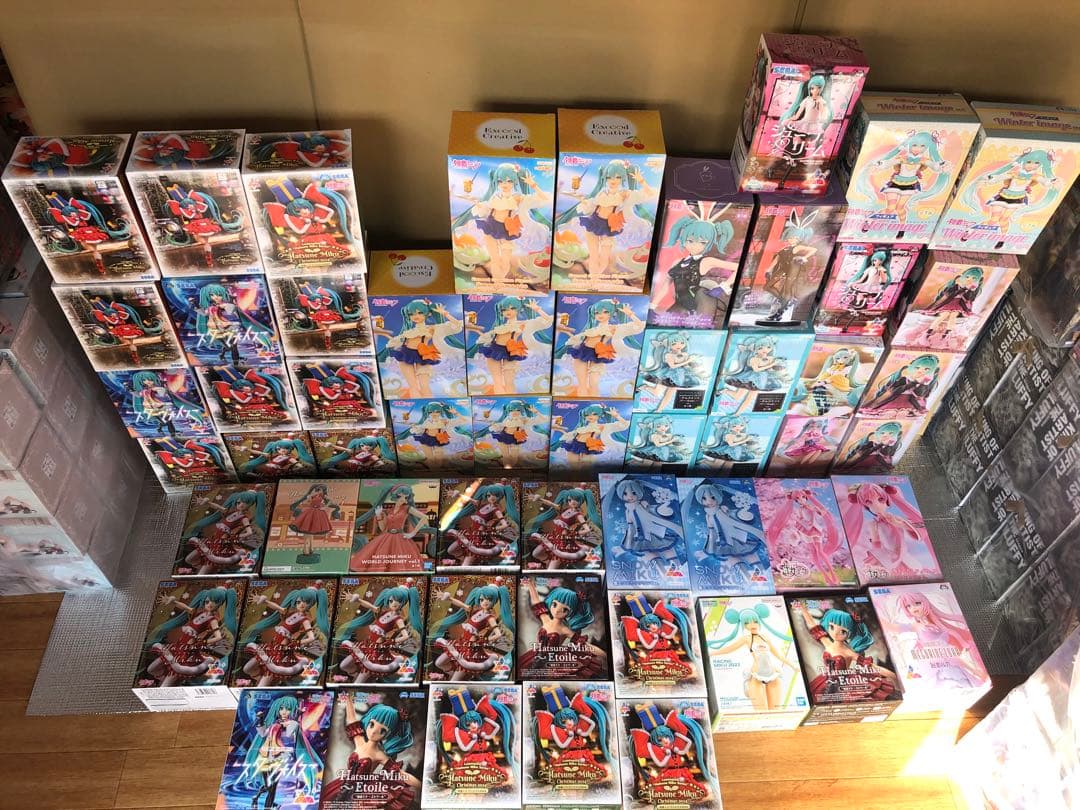 初音ミク　フィギュア　トロピカル　サンタ　クリスマス　桜ミク　雪ミク　58個