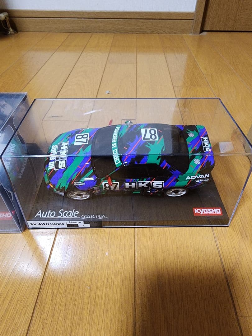 京商 オートスケールイニシャルD AE86未開封とHKSその他使用済みボディ