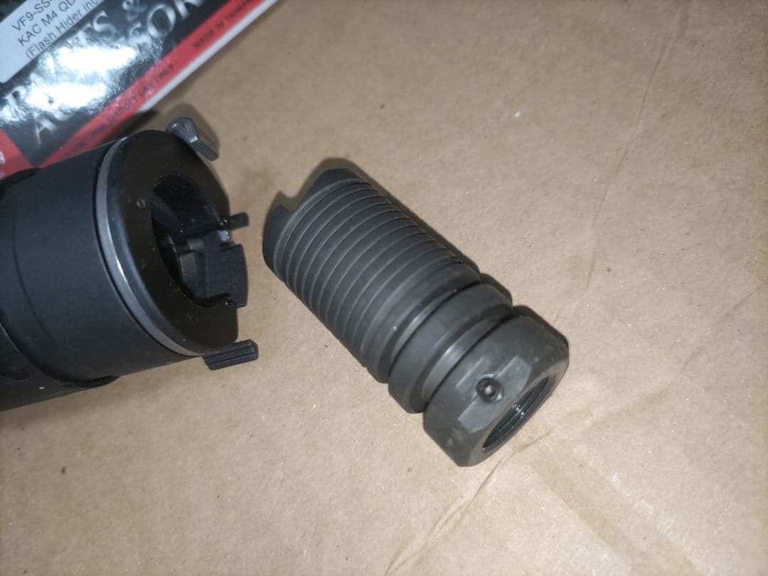 KAC タイプ M4 QDサイレンサー M14逆ネジハイダー付 NT4