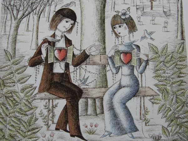 レイモン・ペイネ、真心を見せ合い、希少画集画、状態良好、新品高級