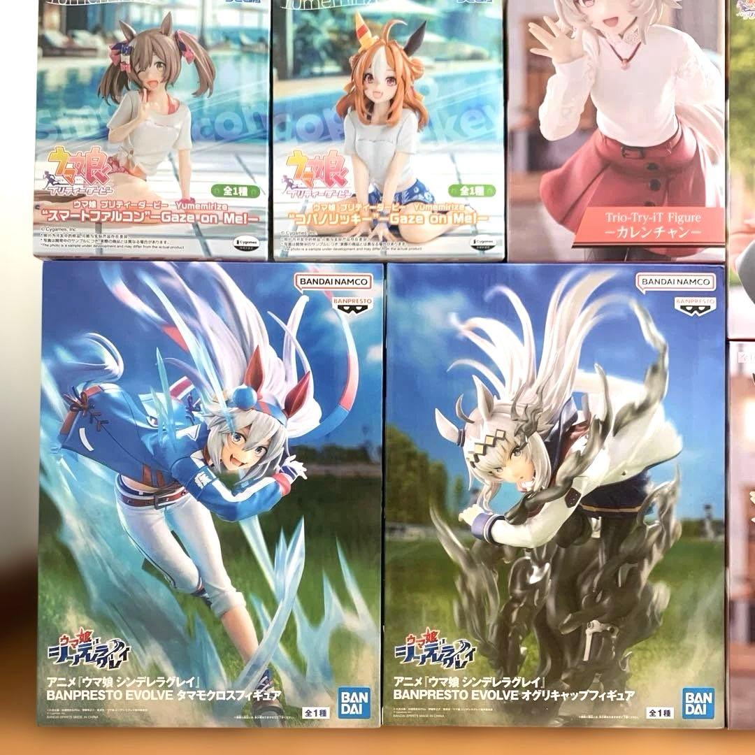 ウマ娘　タマモクロス　オグリキャップフィギュア　カレンチャン（箱に跡あり）