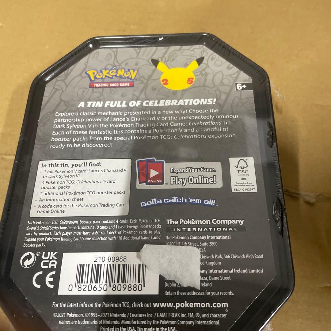 Pokémon Anniversary CelebrationsTin Pack