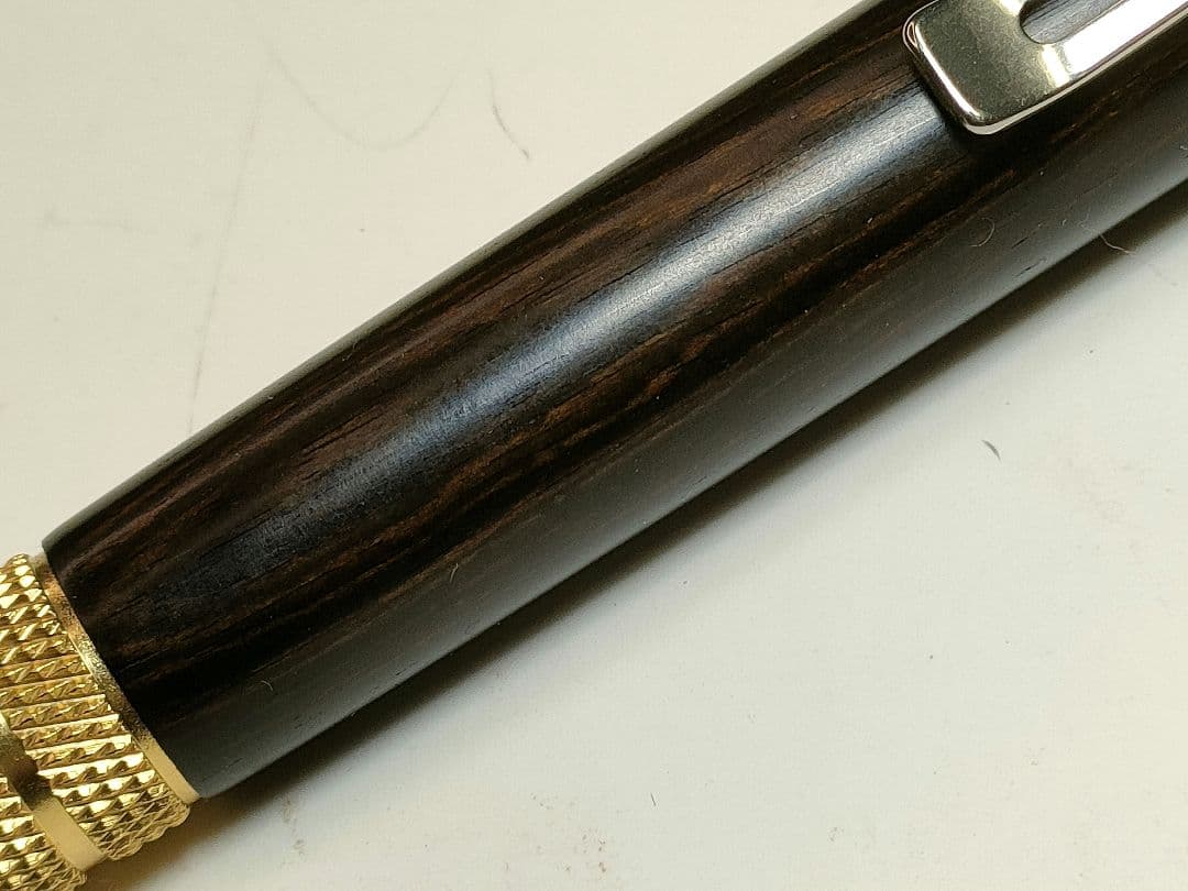 幻の銘木【青黒檀】デュラクリックボールペン