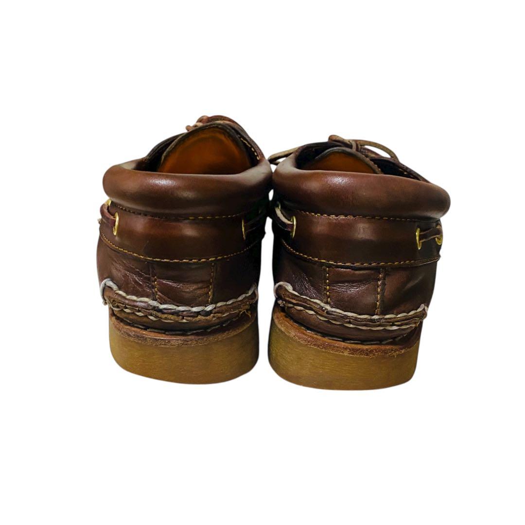 Timberland レザーデッキブーツ　3eye ブラウン　8W