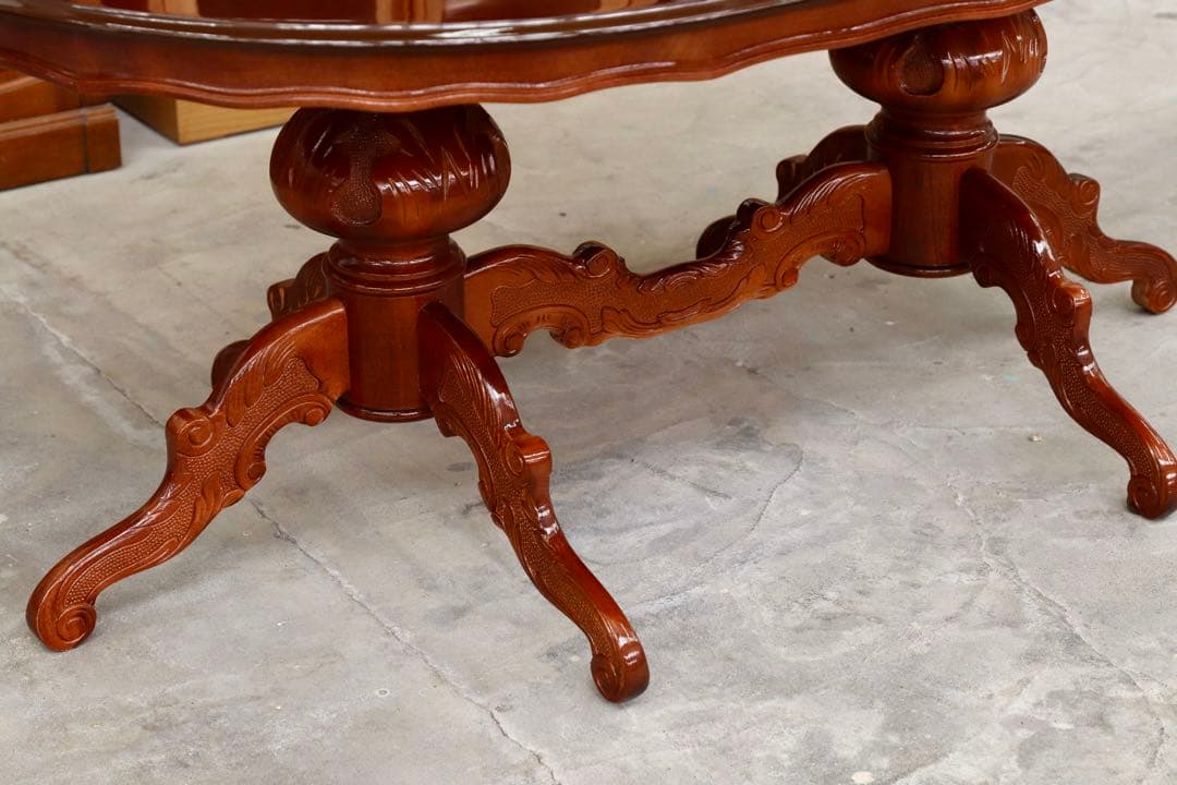 GMIK181○イタリア製 ディノス クラシック ダイニングテーブル 食卓テーブ