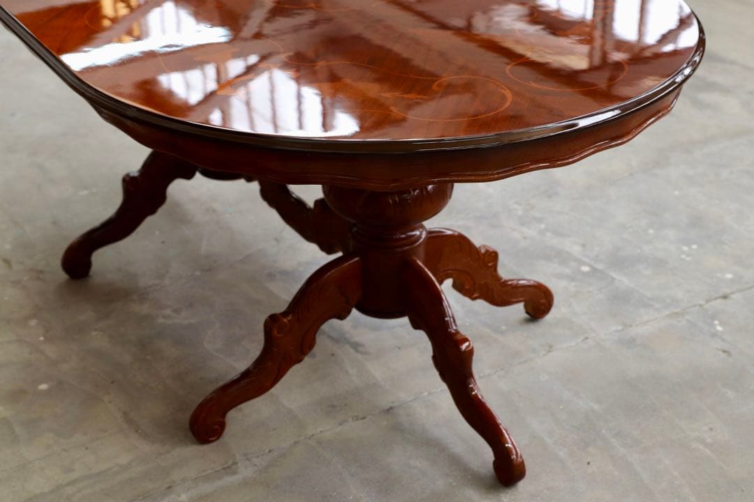 GMIK181○イタリア製 ディノス クラシック ダイニングテーブル 食卓テーブ