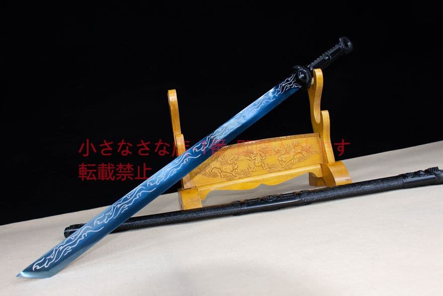 古兵器   武具　刀装具　日本刀　模造刀  青炎唐刀  横刀  直刀