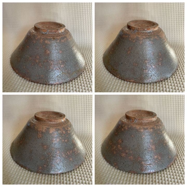 ☆ 蕎麦茶碗 那波鳳翔 播州相生焼 ☆ 茶道具 茶碗 茶盌