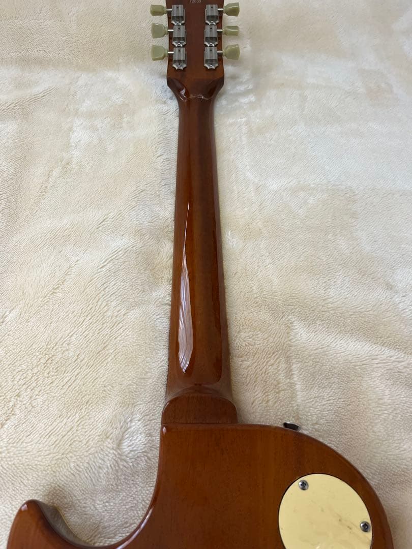 【調整済】Bacchus バッカス　レスポール　ネック修理　エレキギター