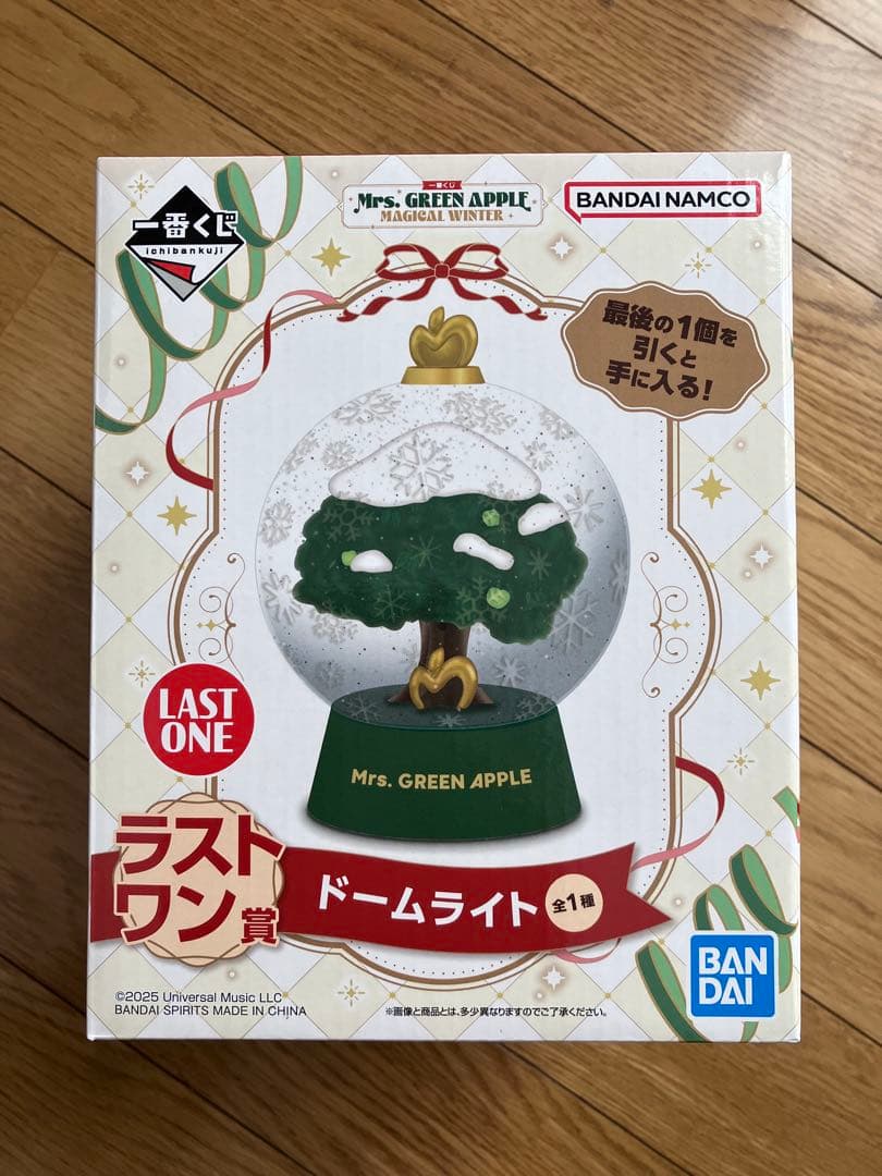 Mrs. GREEN APPLE ミセス 一番くじ ラストワン賞 ドームライト
