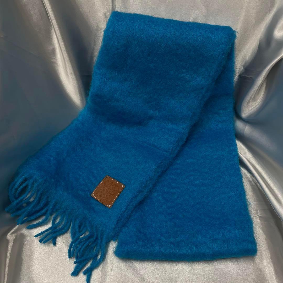 a【新品・未使用】LOEWE ロエベ☆ 人気 ウール＆モヘア マフラー