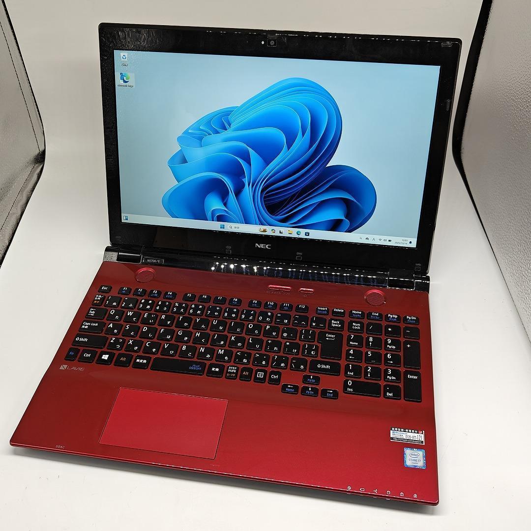 LAVIE】NEC 爆速i7 SSD256GB 16GB ホワイト ノートPC NEC】NS700 爆速