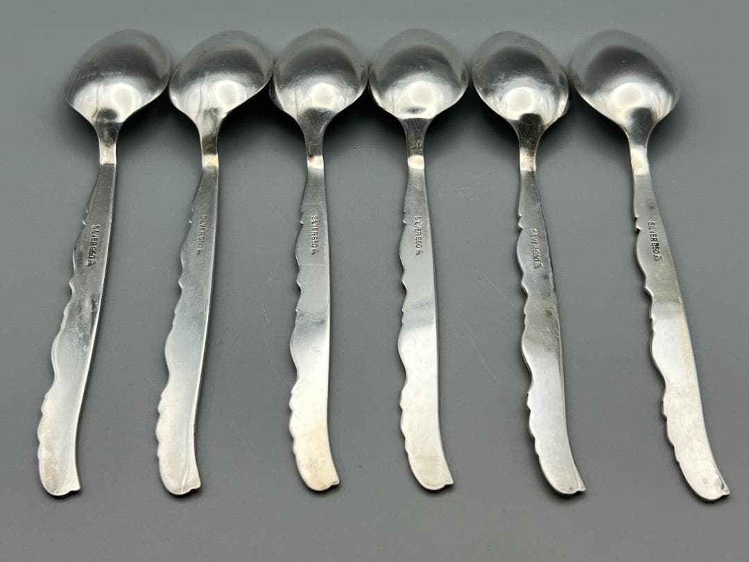 SILVER950 刻印 スプーン 6点セット 重量約77g 銀食器 銀細工