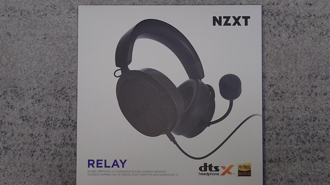 ☆新品☆NZXT Relay Headset ヘッドセットAP-WCB40-B2 ゲーミングヘッドセット Relay Headset ブラック AP-WCB40-B2 [φ3.5mm