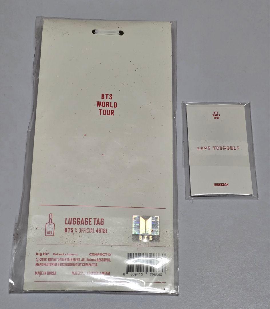 BTS LOVE YOURSELF ラゲッジタグ 証明写真 LUGGAGE