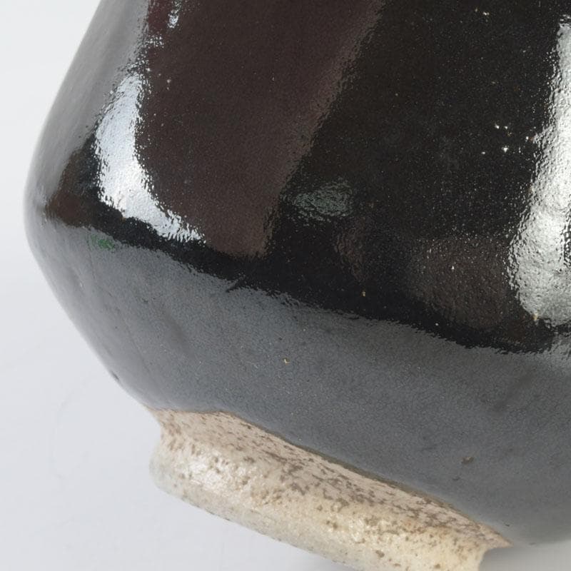 茶道具 楽吉左衛門 黒楽茶碗 共箱 V 9801 - メルカリ