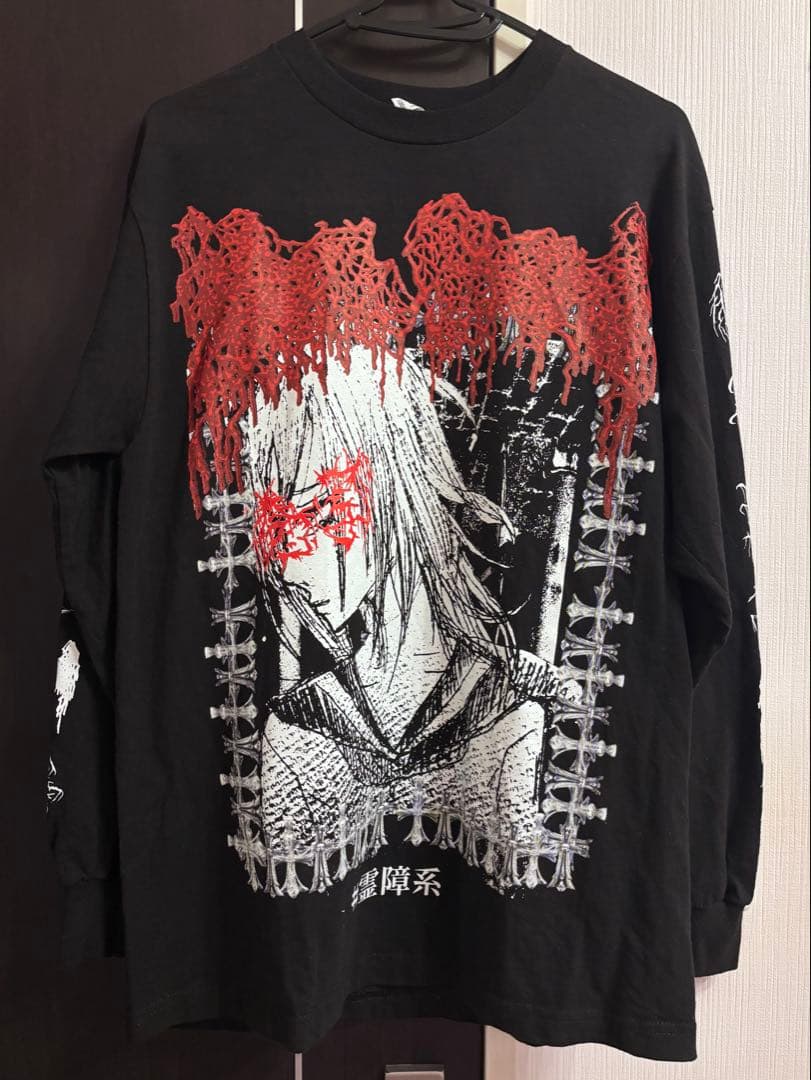 moreru 念写 ロングスリーブTシャツ 長袖 バンド